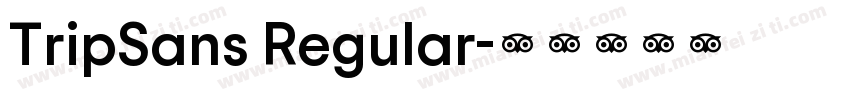 TripSans Regular字体转换